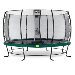 Trampoline EXIT Elegant ø427cm avec filet de sécurité Economy - vert