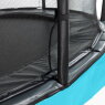 Trampoline enterré EXIT Elegant Premium de 244x427cm avec filet de sécurité Deluxe - bleu