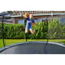 Trampoline enterré EXIT Elegant Premium ø305cm avec filet de sécurité Deluxe - noir