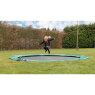 Le trampoline enterré EXIT Supreme groundlevel ø427cm - vert