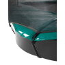 Trampoline EXIT Supreme groundlevel ø427cm avec filet de sécurité - vert