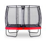 Trampoline EXIT Elegant Premium de 214x366cm avec filet de sécurité Deluxe - rouge