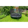 Trampoline EXIT Elegant Premium ø253cm avec filet de sécurité Deluxe - noir