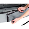 Trampoline EXIT Elegant Premium ø253cm avec filet de sécurité Deluxe - gris