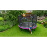 Trampoline EXIT Elegant ø427cm avec filet de sécurité Economy - violet