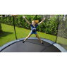 Trampoline enterré EXIT Elegant ø305cm avec filet de sécurité Economy - gris