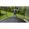 Trampoline enterré EXIT Elegant ø305cm avec filet de sécurité Economy - gris