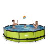 Piscine EXIT Lime ø360x76cm avec pompe filtrante - vert