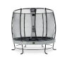 Trampoline EXIT Elegant Premium ø253cm avec filet de sécurité Deluxe - gris