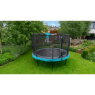 Trampoline EXIT Elegant Premium ø253cm avec filet de sécurité Deluxe - bleu