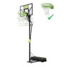 Panneau de basket-ball portable EXIT Polestar sur roulettes avec anneau inclinable