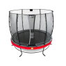 Trampoline EXIT Elegant ø305cm avec filet de sécurité Economy - rouge