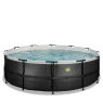 EXIT Replacement Frame Pool ø450x122cm – Black-Leather