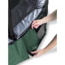 Trampoline enterré EXIT Elegant Premium de 214x366cm avec filet de sécurité Deluxe - vert