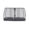 Trampoline EXIT Supreme groundlevel 214x366cm avec filet de sécurité - noir