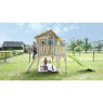 Maisonnette en bois EXIT Crooky 750 - gris-beige