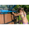 Échelle de piscine EXIT pour hauteur de cadre de 108-122cm - noir