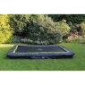 Le trampoline EXIT Silhouette inground 244x366cm - noir
