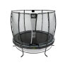 Trampoline EXIT Elegant Premium ø305cm avec filet de sécurité Deluxe - noir