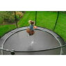 EXIT Dynamic trampoline enterré au niveau du sol ø427cm avec filet de sécurité - noir