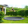EXIT Dynamic trampoline enterré au niveau du sol ø305cm avec dalles de sécurité Freezone - noir