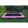Le trampoline EXIT Silhouette inground 244x366cm - rose