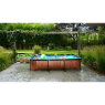 Piscine EXIT Wood 300x200x65cm avec pompe filtrante - marron