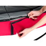 Trampoline EXIT Elegant Premium ø253cm avec filet de sécurité Deluxe - rouge