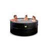 EXIT Leather Premium spa (4 personnes) - noir