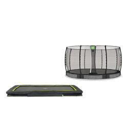 Trampoline enterré