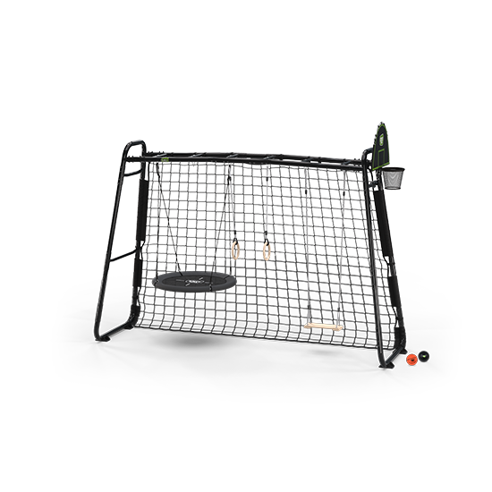 Nouvelles versions de la GetSet monkeybar: design noir moderne, en deux tailles et aussi en fixation murale.